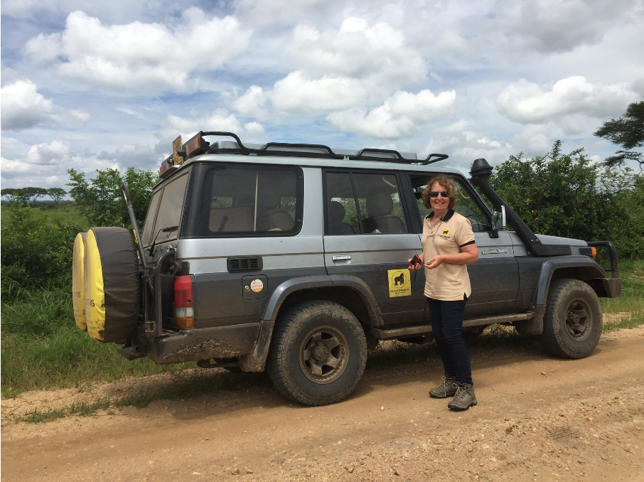 Trish with vehicle